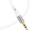 Кабель HOCO 3.5 mm to Type-C silicone digital audio conversion cable UPA22 |1M| white