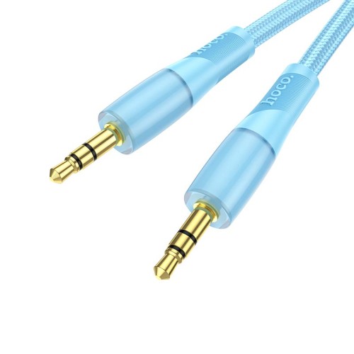 Кабель HOCO Transparent Discovery Edition AUX audio cable UPA25 |1M| black