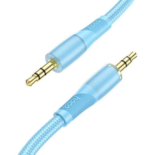 Кабель HOCO Transparent Discovery Edition AUX audio cable UPA25 |1M| black