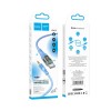 Кабель HOCO 3.5mm to Type-C Transparent Discovery Edition Digital audio conversion cable UPA25 |1M| black