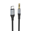 Кабель HOCO Fresh digital audio conversion cable Type-C UPA26 |1m, DAC| black