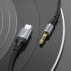 Кабель HOCO Fresh digital audio conversion cable Type-C UPA26 |1m, DAC| black