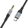 Кабель HOCO Fresh digital audio conversion cable Type-C UPA26 |1m, DAC| black