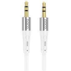 Кабель HOCO AUX silicone digital audio conversion cable UPA22 |1M| white