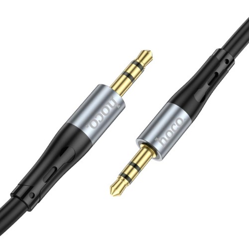 Кабель HOCO AUX silicone digital audio conversion cable UPA22 |1M| white