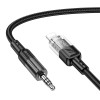 Кабель HOCO Spirit transparent digital audio conversion cable iP UPA27 |1.2M| black