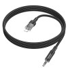 Кабель HOCO Spirit transparent digital audio conversion cable iP UPA27 |1.2M| grey
