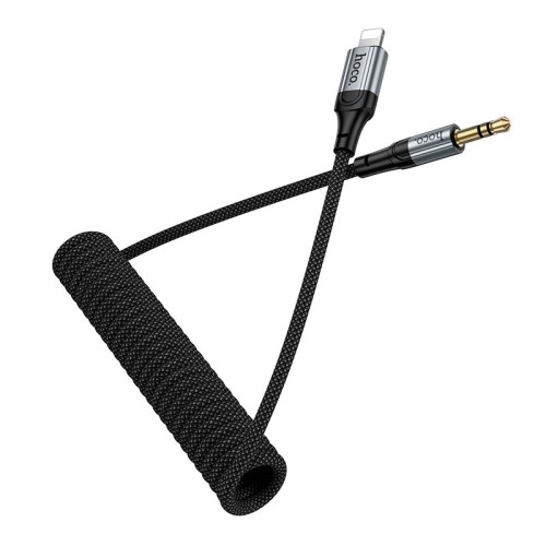 Кабель HOCO 3.5mm to lightning Кабель UPA33A |1.5mm, DAC| black