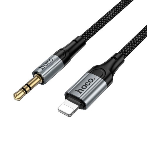 Кабель HOCO 3.5mm to lightning Кабель UPA33A |1.5mm, DAC| black