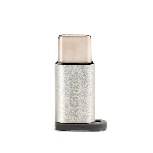Перехідник Micro USB to Type-C REMAX RA-USB1 silver