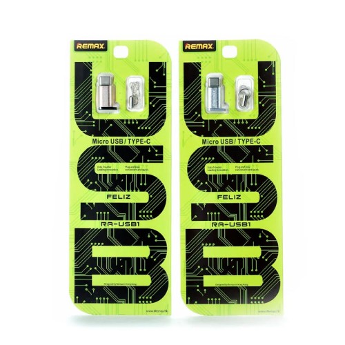 Перехідник Micro USB to Type-C REMAX RA-USB1 silver