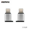 Переходник Micro USB to Lightnng REMAX RA-USB2 silver