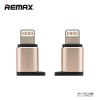 Переходник Micro USB to Lightnng REMAX RA-USB2 silver