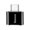 Перехідник Baseus Female USB to Type-C Male OTG Adapter Converter |2.4A| (CATOTG-01) black