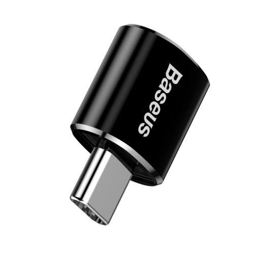Перехідник Baseus Female USB to Type-C Male OTG Adapter Converter |2.4A| (CATOTG-01) black