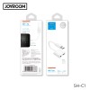 Перехідник JOYROOM Ben Series Type-C to HIFI + PD Audio Converter SH-C1 (2019) |3A| white