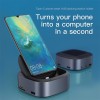 Док-станція BASEUS Mate Docking Type-C Mobile Phone Intelligent HUB Expanded Socket |8 Ports, PD 49W, SD/Micro SD, 3.5mm, 4KHD| (CAHUB-S0G) grey
