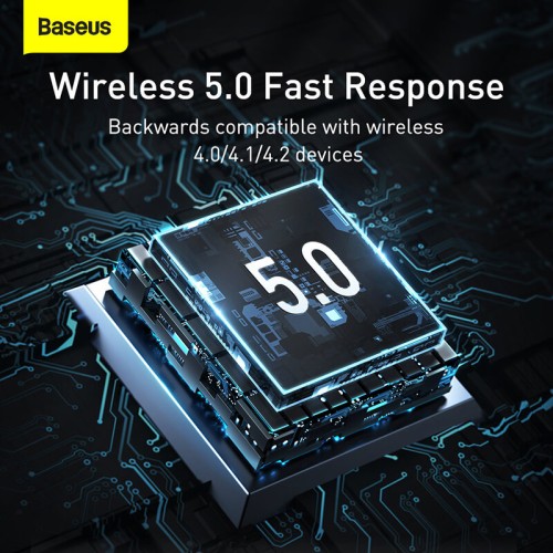 Адаптер Bluetooth  BASEUS Wireless Adapter BA04 |BT5.0, 20m| (ZJBA000001) black