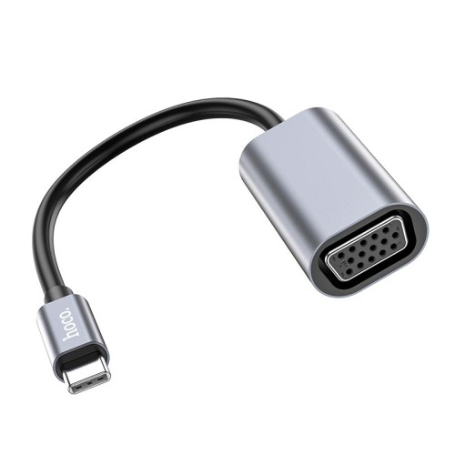Перехідник HOCO Origin Type-C to VGA converter UA21 |1080p| grey