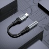 Перехідник HOCO Fresh Digital Type-C to 3.5 audio converter LS36 |0.12m, DAC| black