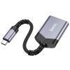 Перехідник HOCO 2-in-1 card reader Type-C UA25 grey