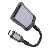Перехідник HOCO 2-in-1 card reader Type-C UA25 grey