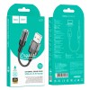 Перехідник HOCO Spirit transparent external sound card USB to 3.5mm LS37 |15cm, DAC| grey