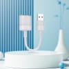 Перехідник HOCO Spirit 2-in-1 transparent external sound card for earphones USB to 3.5mm LS37 |15cm, DAC| grey