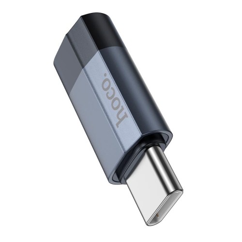 Перехідник HOCO Type-C male to iP female charging and data adapter UA29 |3A| black