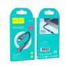 Перехідник HOCO Type-C male to iP female charging and data adapter cable UA29A |3A, 0,15m| black
