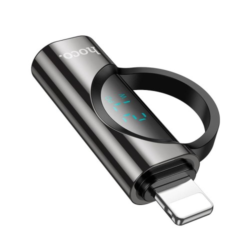 Перехідник HOCO Lightning male to Type-C female display adapter UA32B |27W| black
