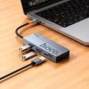HUB адаптер HOCO Wow 5-in-1 multi-function converter HB50 (HDTV+PD+USB 3.0*3) grey