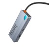 HUB адаптер HOCO Wow 5-in-1 multi-function converter HB50 (HDTV+PD+USB 3.0*3) grey