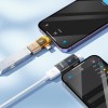 Перехідник HOCO iP male/C male to USB female OTG 2-in-1 transparent adapter UA36E |480Mbps, 2A| black