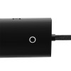 HUB адаптер Baseus Lite Series 4-Port HUB Adapter |USB-A to USB 3.0*4, 25cm| black