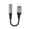 Перехідник HOCO Lightning to 3.5mm Fresh digital audio converter LS36A |0.12m, DA| grey