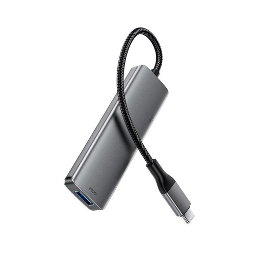 HUB адаптер ACEFAST USB-C 4-in-1 HUB J15 |0.15m, 5Gbps| grey