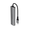 HUB адаптер ACEFAST USB-C 5-in-1 HUB docking station J16 |0.15m, 4K, PD90W, 5Gbps| grey