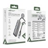 HUB адаптер ACEFAST USB-A  4-in-1 HUB J17 |1m, 5Gbps| grey