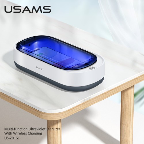 Універсальний дезинфектор USAMS Multi-function Ultraviolet Sterilizer With Wireless US-ZB151 |15W| white