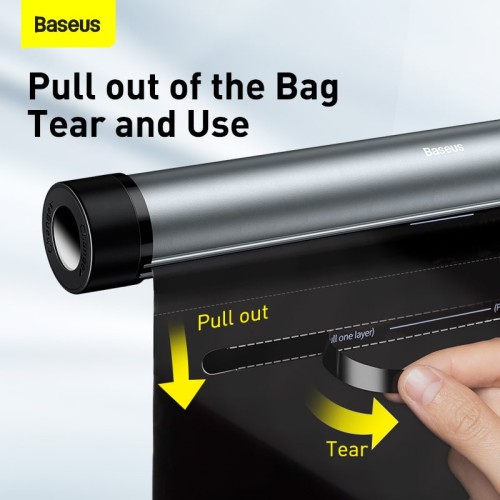 Кріплення для сміттєвих пакетів в авто BASEUS Clean Garbage Bag for Back Seat of Cars |2 rolls trash bag/40pcs| (CRLJD-C01) black