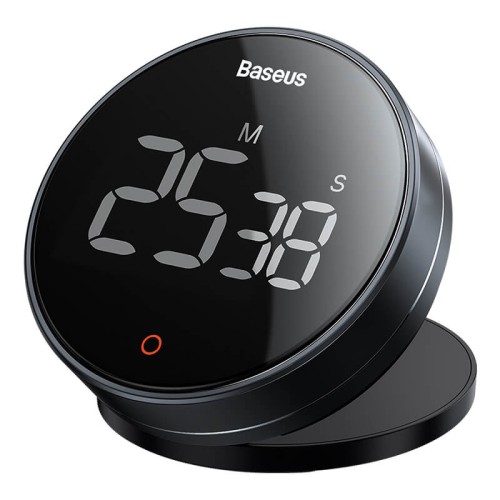 Таймер з магнітним кріпленням BASEUS heyo rotation countdown timer Pro (FMDS000013) grey
