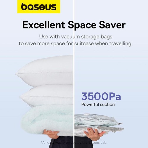 Насос Baseus PocketGo Portable Air Pump Stellar (C11157700221-00) white