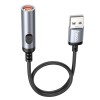 Запальничка HOCO USB mini cigarette lighter UA30 black