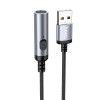 Запальничка HOCO USB mini cigarette lighter UA30 black