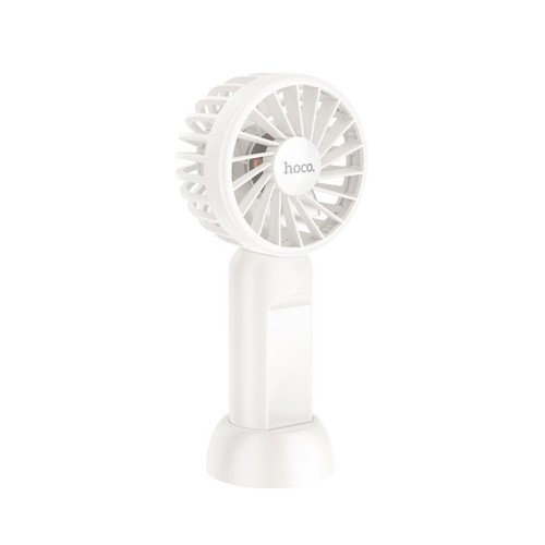 Портативний вентилятор Hoco Nimble portable handheld fan HX60 |3 Speed, 36dB, 2.5h| white