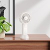 Портативний вентилятор Hoco Nimble portable handheld fan HX60 |3 Speed, 36dB, 2.5h| white