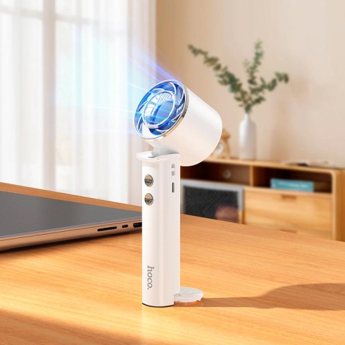 Портативний вентилятор HOCO Exquisite handheld folding fan HX61 |3 Speed, 4.5h| white