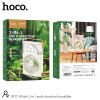 Портативний вентилятор-зволожувач HOCO Whale 2-in-1 multi-function humidifier DF11 |3 speed, Abbient Light, 10h| Milky white