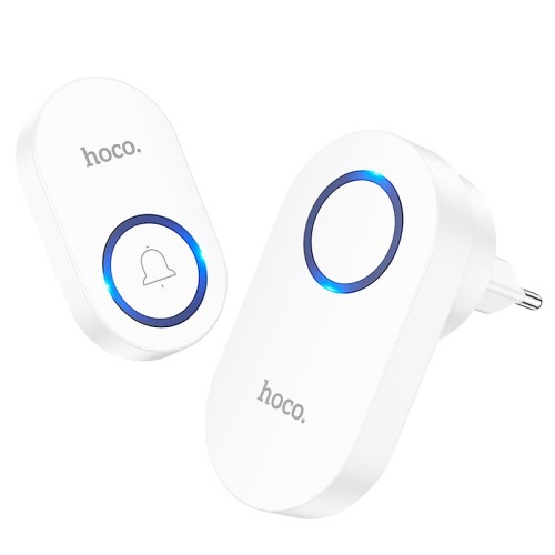 Дверний дзвоник HOCO wireless doorbell HI25 |6 month, 20m| white